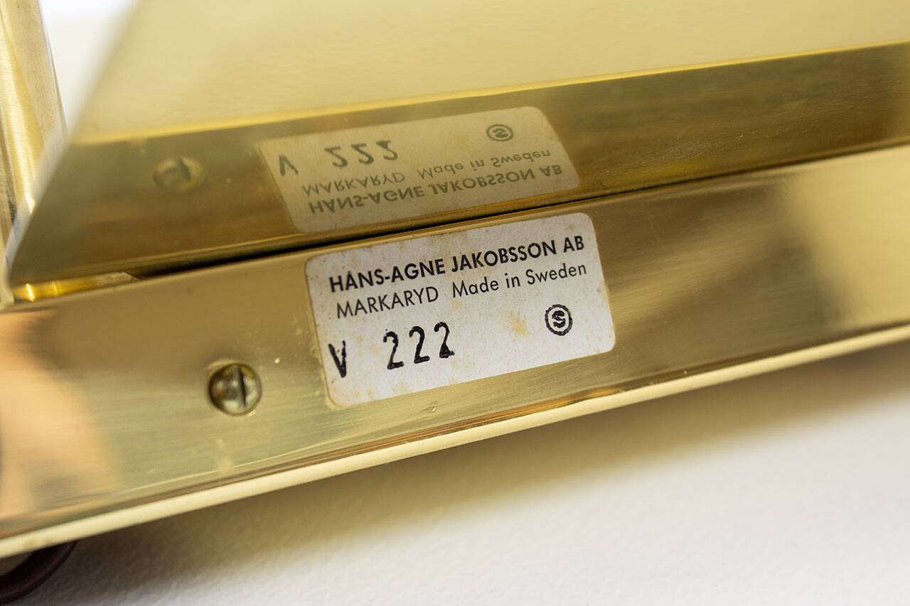 Pair of sconces wall lamp by Hans-Agne Jakobsson model V-222, Sweden