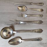 Grande ménagère 12 personnes vintage 51 pièces ARG 008