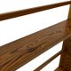 Vintage wooden wall shelve rack bookshelf in pinewood minimalist design