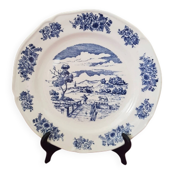 Assiette decorative, Gien