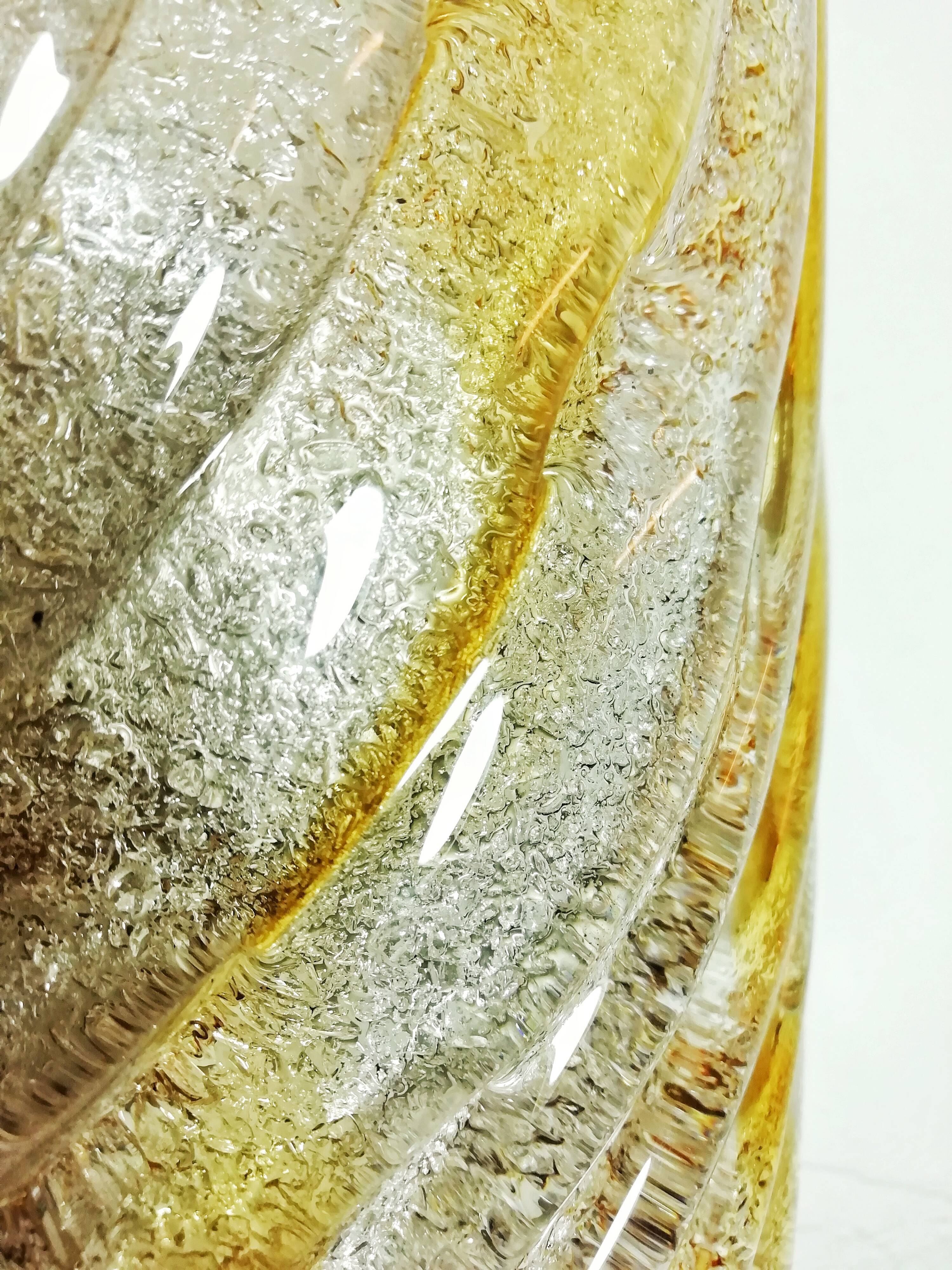 Mazzega sconce in Murano crystal