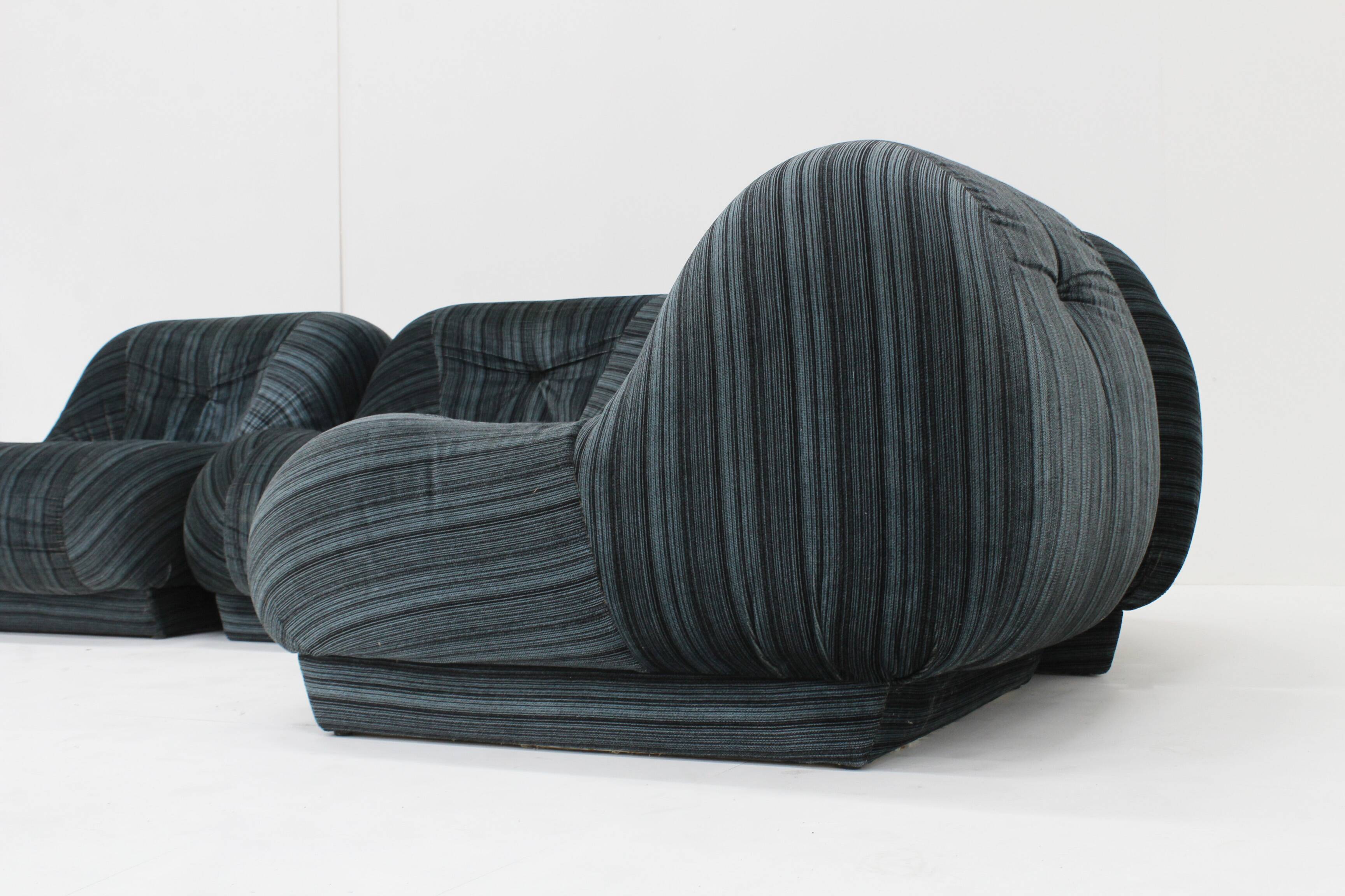 Vintage Italian modular sectional sofa 1970s