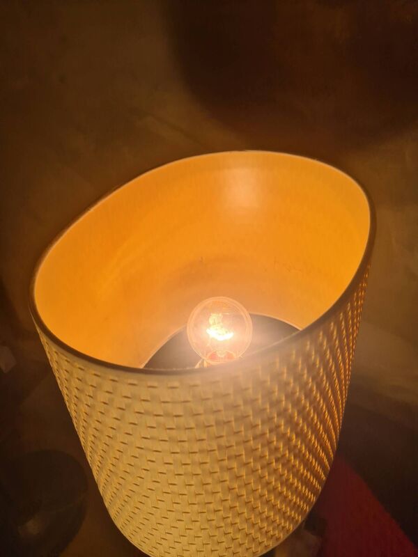 Lampe de la maison lumica ,  willy rizzo 1960 a70   ceramique luxe  61x31