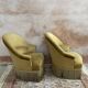 Pair of toad armchairs