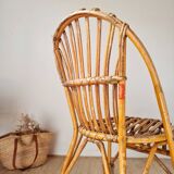 Vintage Hardy rattan bistro chair