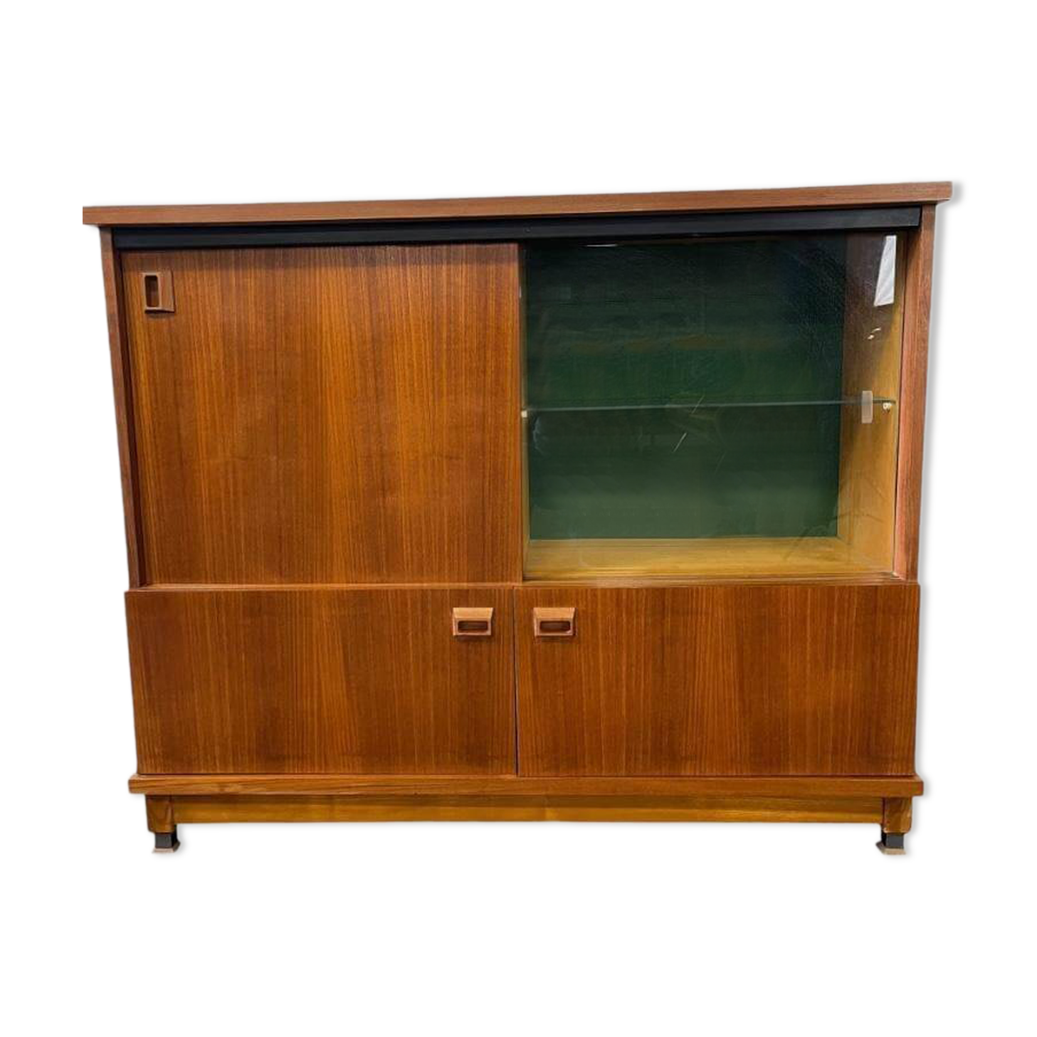 Bar cabinet / display cabinet / vintage furniture with glass section