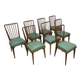 8 Charles Ramos chairs from the 50s