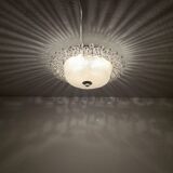 Large Floral Flush Lamp