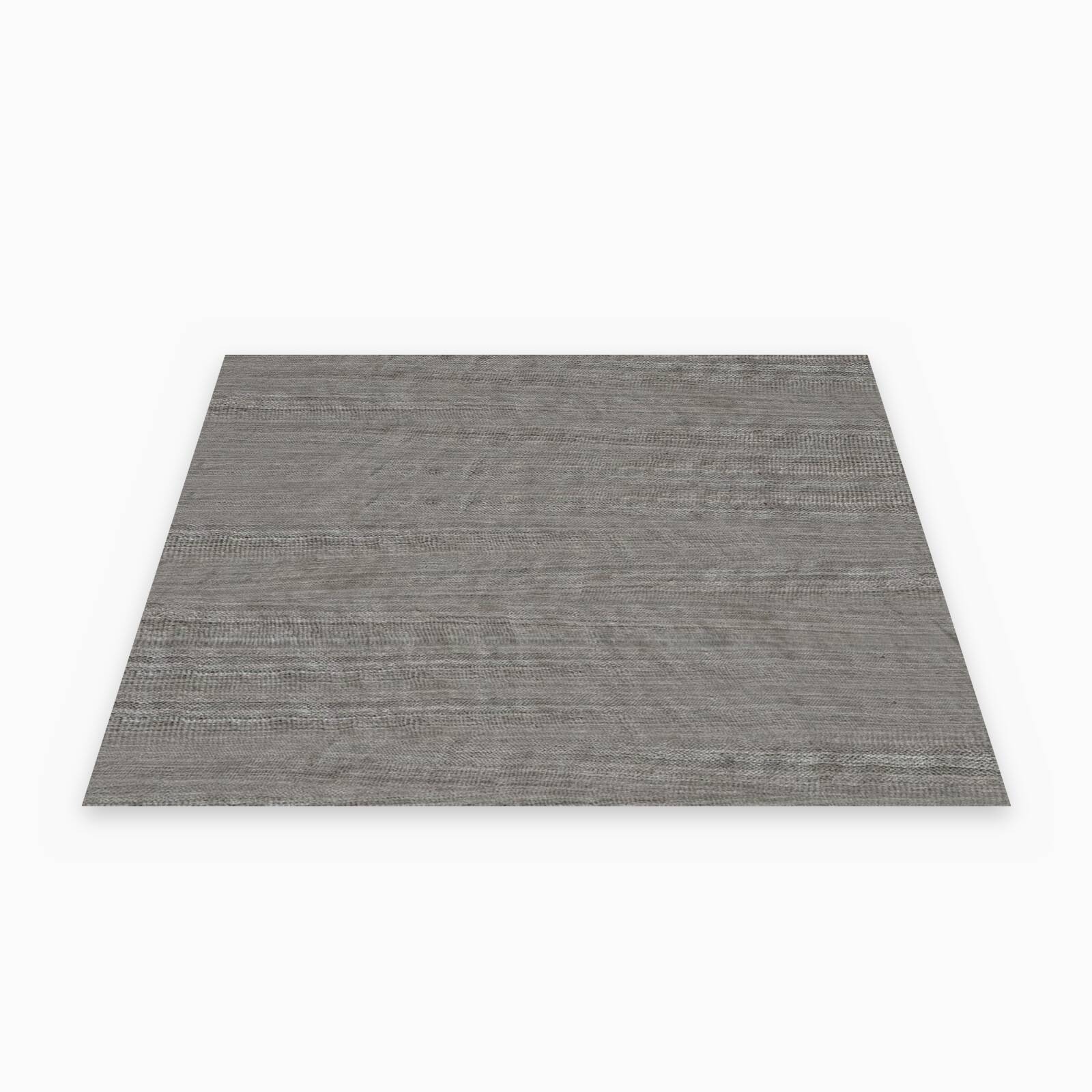 Grand tapis gris chiné tissé à poils ras