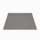 Grand tapis gris chiné tissé à poils ras