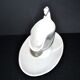 Sarreguemines antique earthenware sauce boat U&C opaque eagle's head