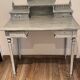 Secretary desk Henri II with grey Gustavian steps