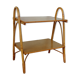 Rattan side table 50s
