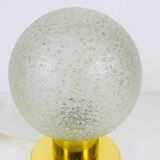Set de deux lampes de table en verre g et laiton de Doria Leuchten 70s