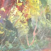 Painting by the painter Louis Andrey "Impressionist landscape of the Côte d'Azur"