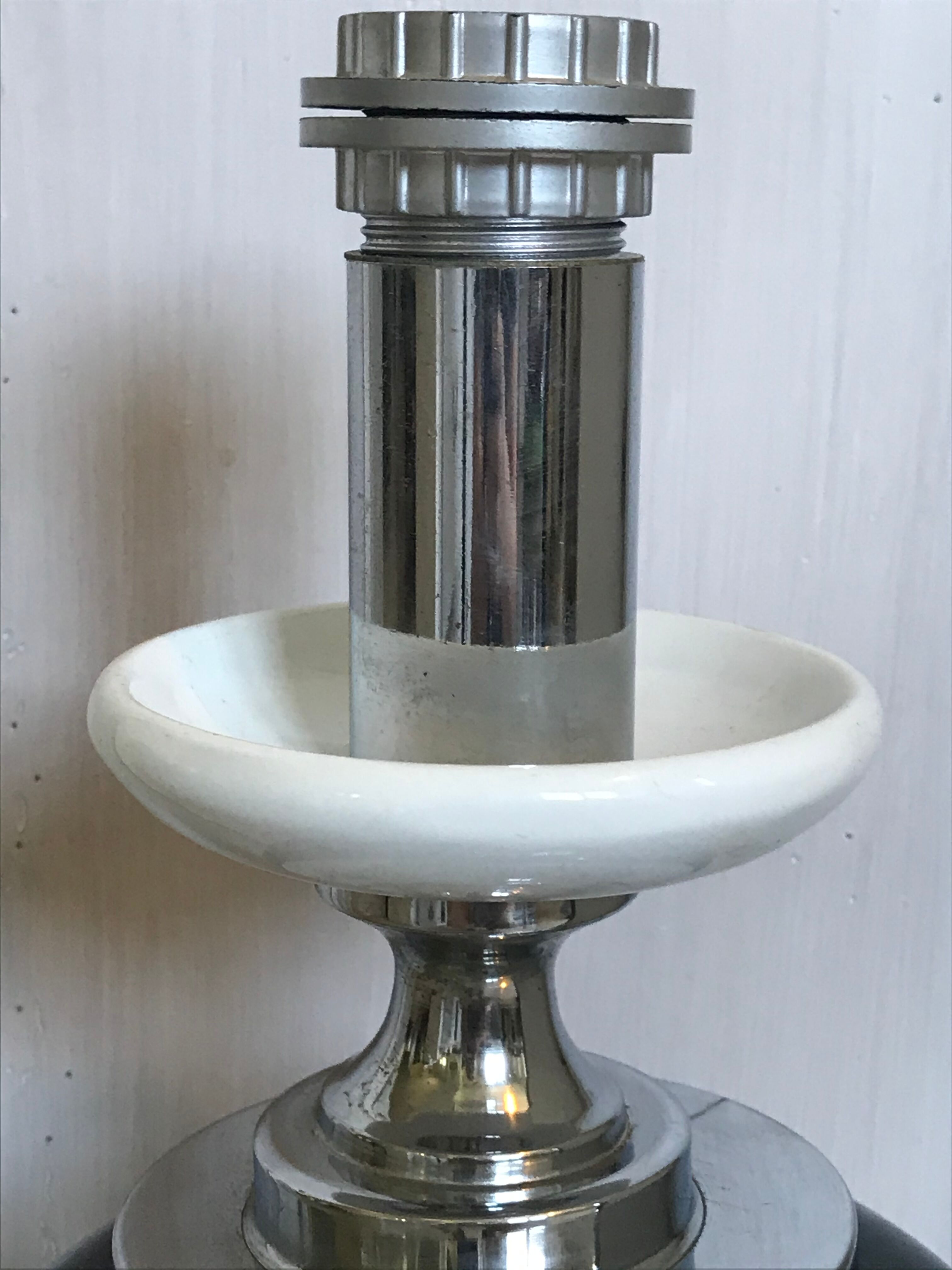 Vintage ceramic lamp  68 cm