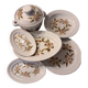 Saint Amand earthenware dishes and tureen set