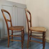 Pair of old wooden chairs