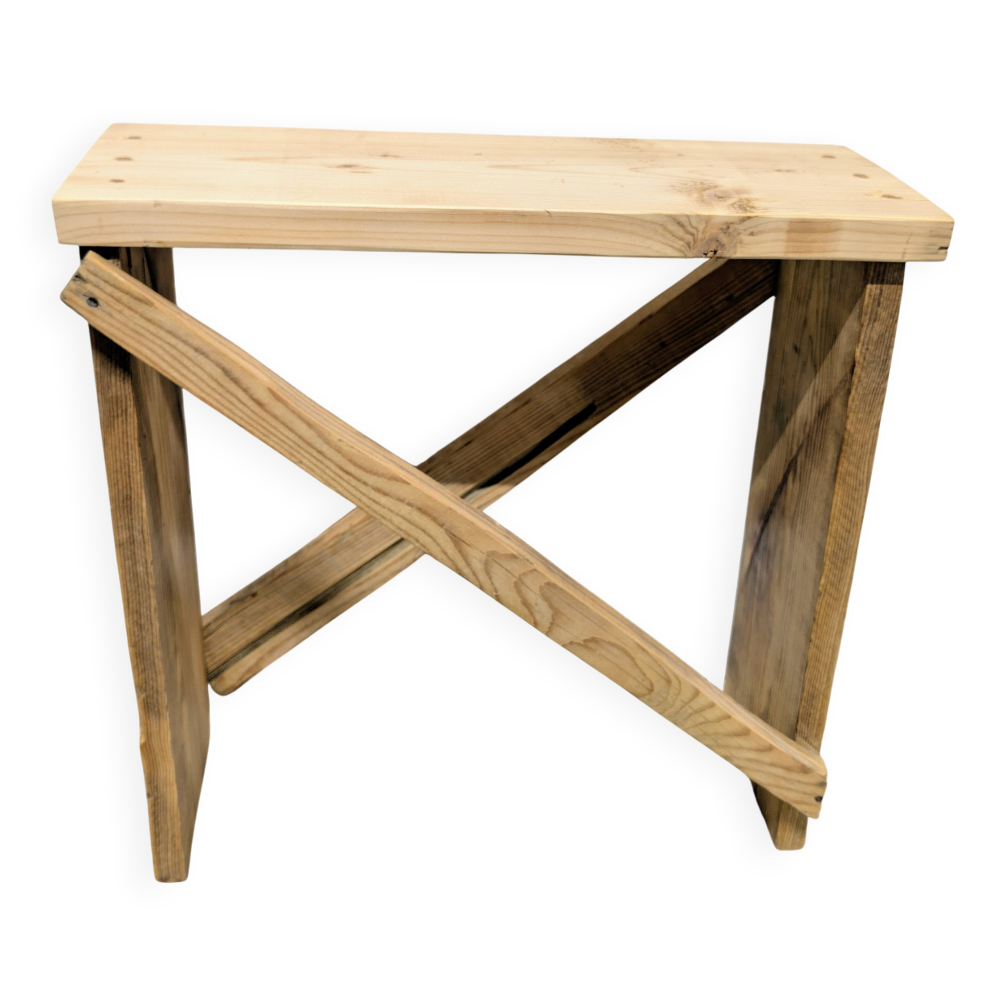 Small rustic bench