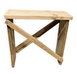 Small rustic bench