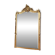 Antique gilded Louis XV pediment mirror
