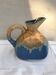 Former Art Deco Pitcher ALPHO Ceramics Enamelled Blue Beige Vintage Kitchen
