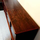 Scandinavian sideboard in Rio rosewood - 220cm - 1960s