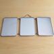 Vintage triptych barber mirror