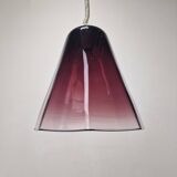 Italian Elegance – Leucos Pendant Light with Transparent Purple Murano Glas