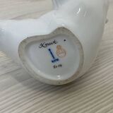 Porcelain polar bear cub