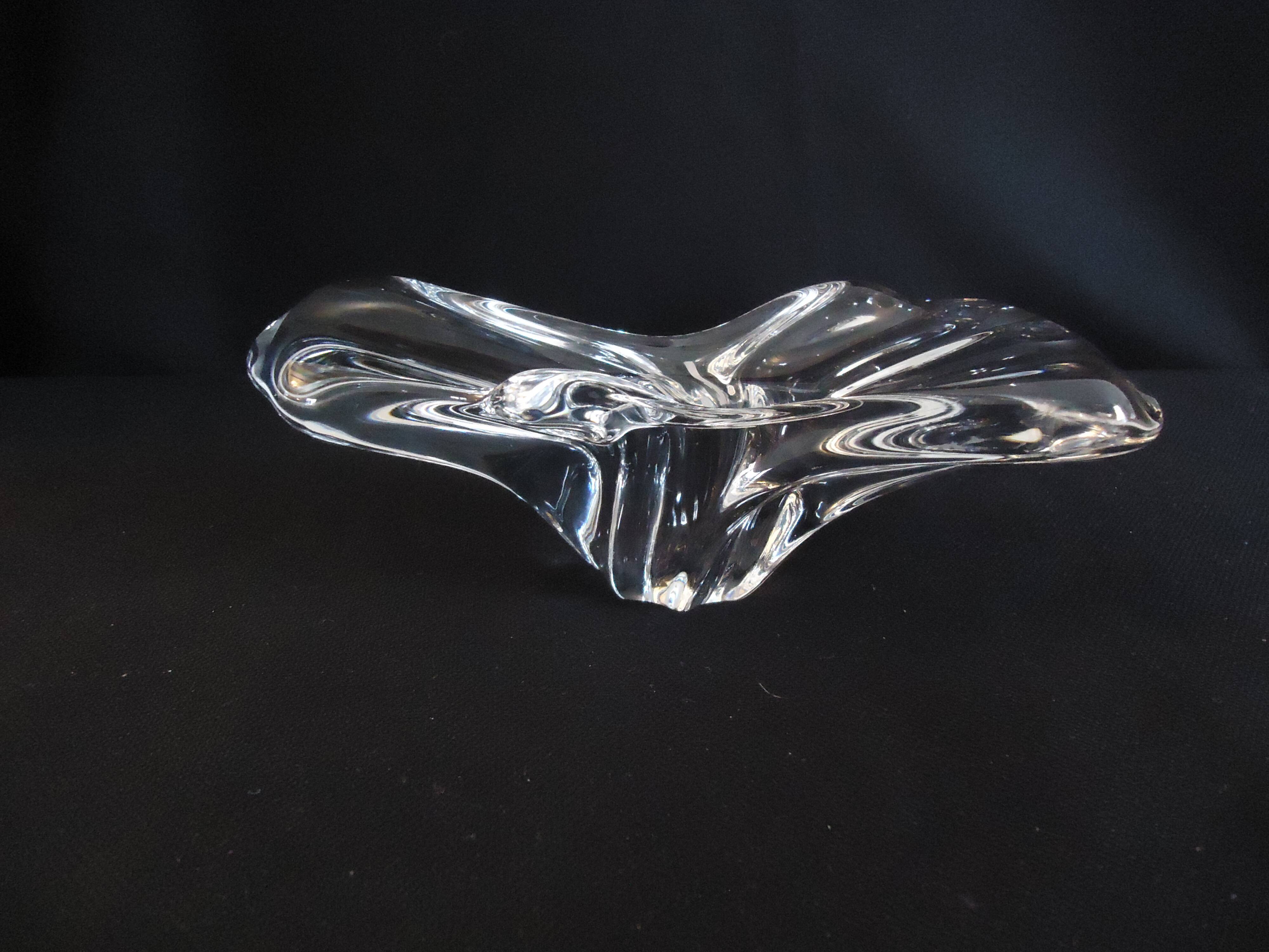 Baccarat crystal ashtray catchall Model Avila