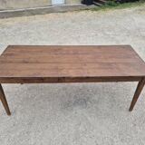 Old farmhouse table, one drawer 1m95
