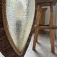 Lampadaire bronze et corde 1970