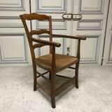 Straw armchair middle XIX