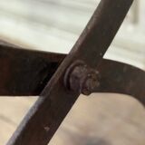 Wrought iron workshop table from around 1900