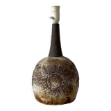 Danish mid-century ceramic table lamp base