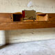 Superb antique/vintage headboard (Art Deco style) walnut burl.