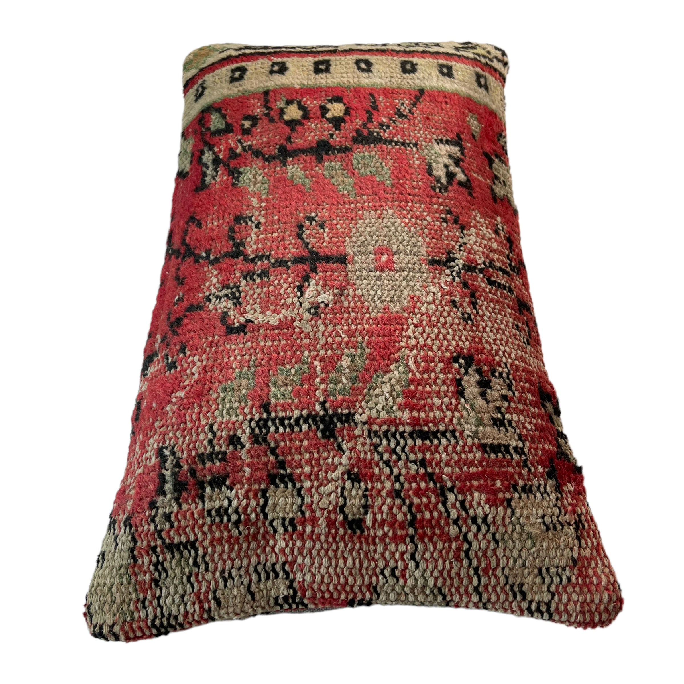 Vintage turkish handmade cushion cover , 30 x 60 cm