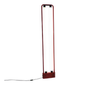 Red floor lamp by Gian N. Gigante for Zerbetto, 1980