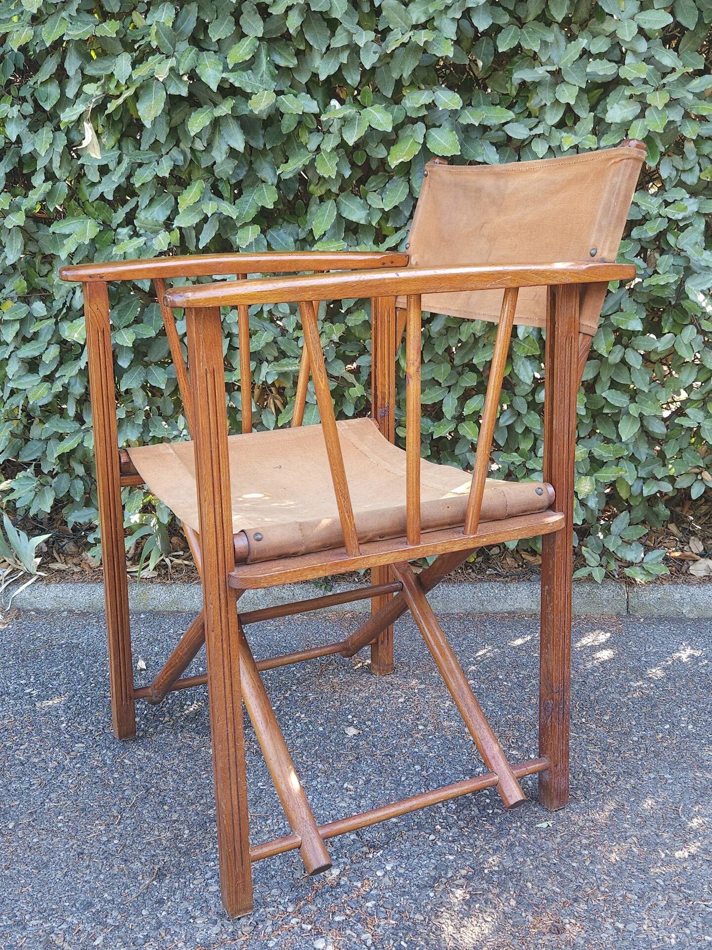 Fauteuil metteur en scène pliant vintage