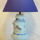 Vintage Blue Ceramic Lamp