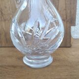 Carafe en cristal taillé
