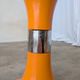 Set of 2 Orange Vintage Mushroom Stool “Jurček” by Meblo, 1960s – Space Age