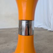 Set of 2 Orange Vintage Mushroom Stool “Jurček” by Meblo, 1960s – Space Age