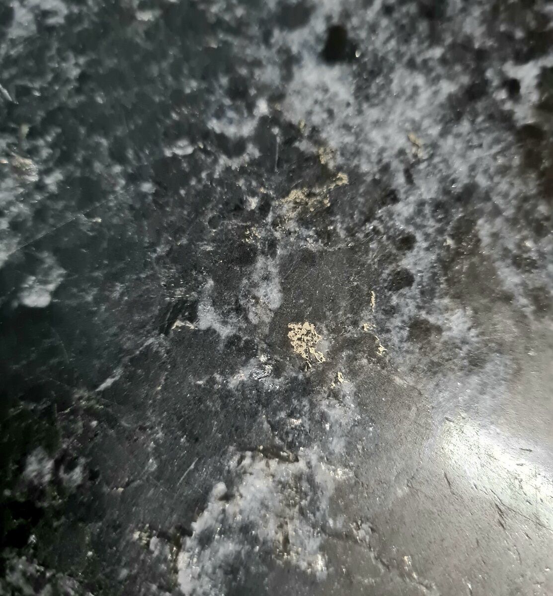 Vintage Square Design Coffee Table with Marble Top.