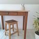Bureau / Table d'appoint en bois de ferme style campagne