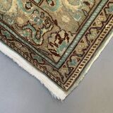 Vintage turkish rug 205x120 cm shabby carpet central anatolian medium