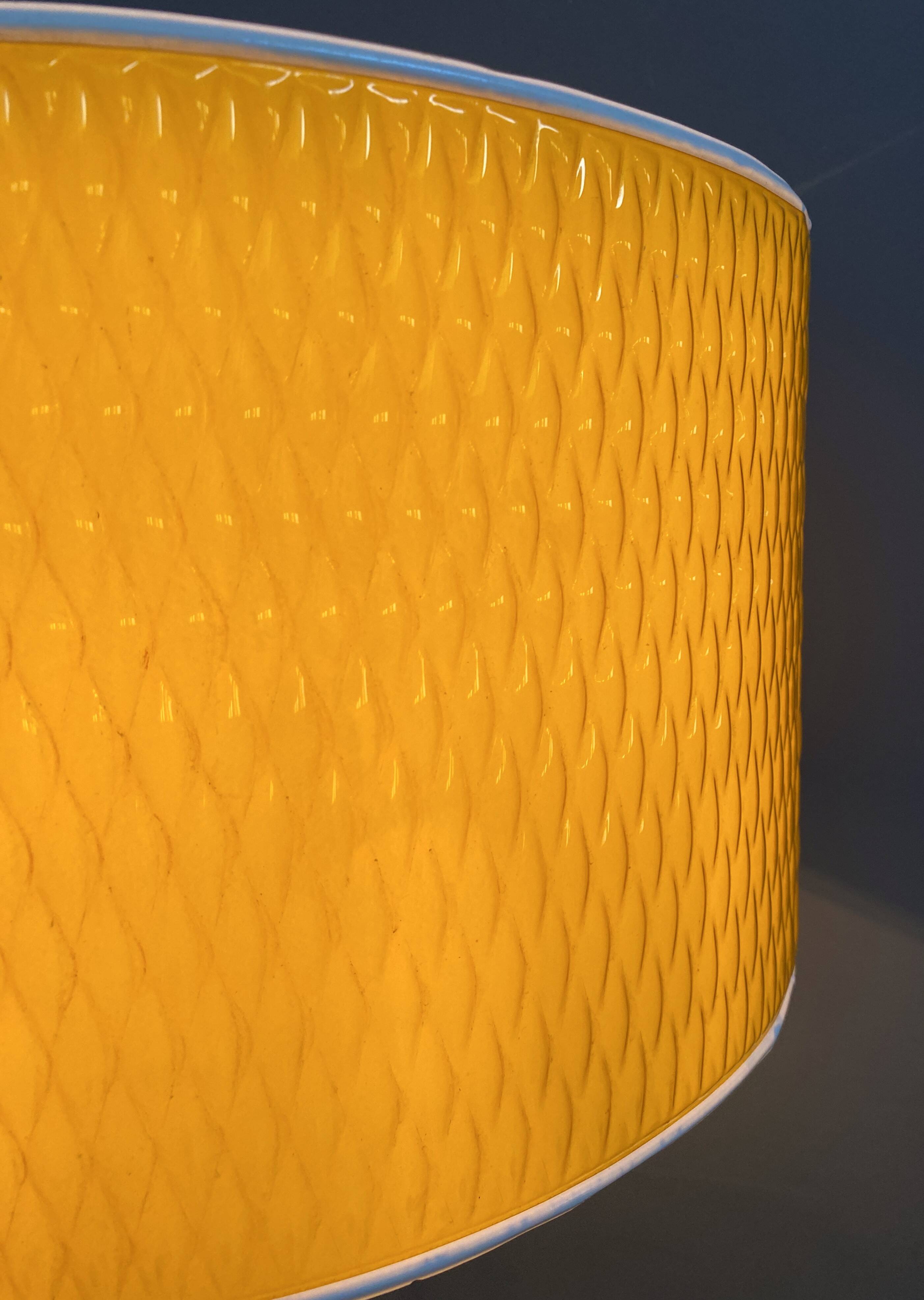 Yellow floor lamp by Viehweger 1960s