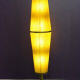 Totem floor lamp from the 60s in yellow granite methacrylate.
