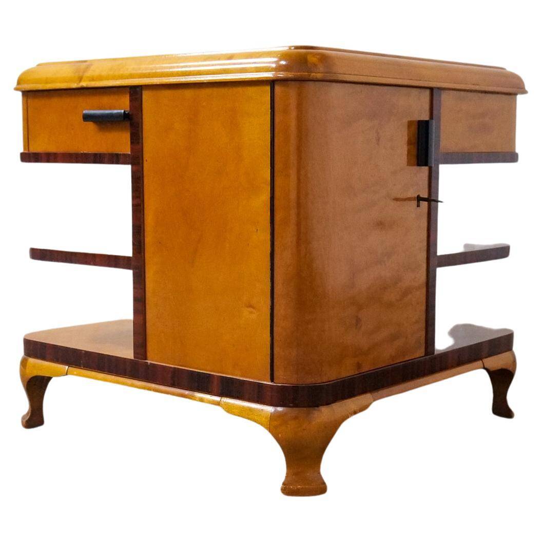 Art Deco side table / Dry bar Sweden, 1930s